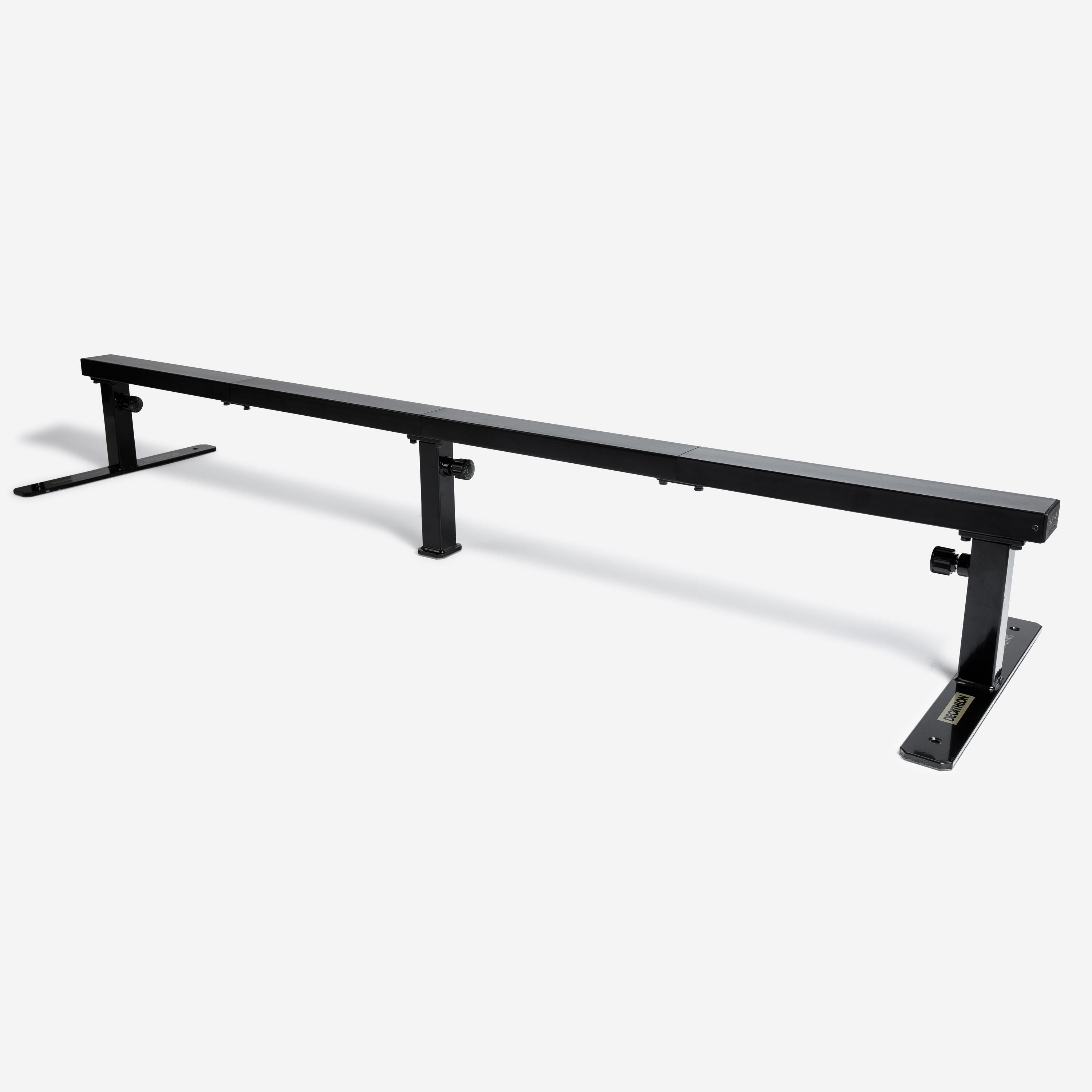 Flat Bar Slide/Grind viereckig für Skateboard verstellbar steckbar schwarz 3/12