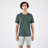 Dry+ Men's Running Breathable Tee-Shirt - Dark Green