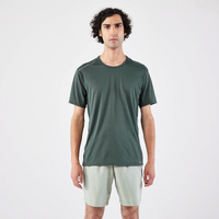 T-shirt running respirant homme - Dry+ Vert foncé