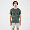 POLERA RUNNING TRANSPIRABLE HOMBRE DRY+ VERDE OSCURO 