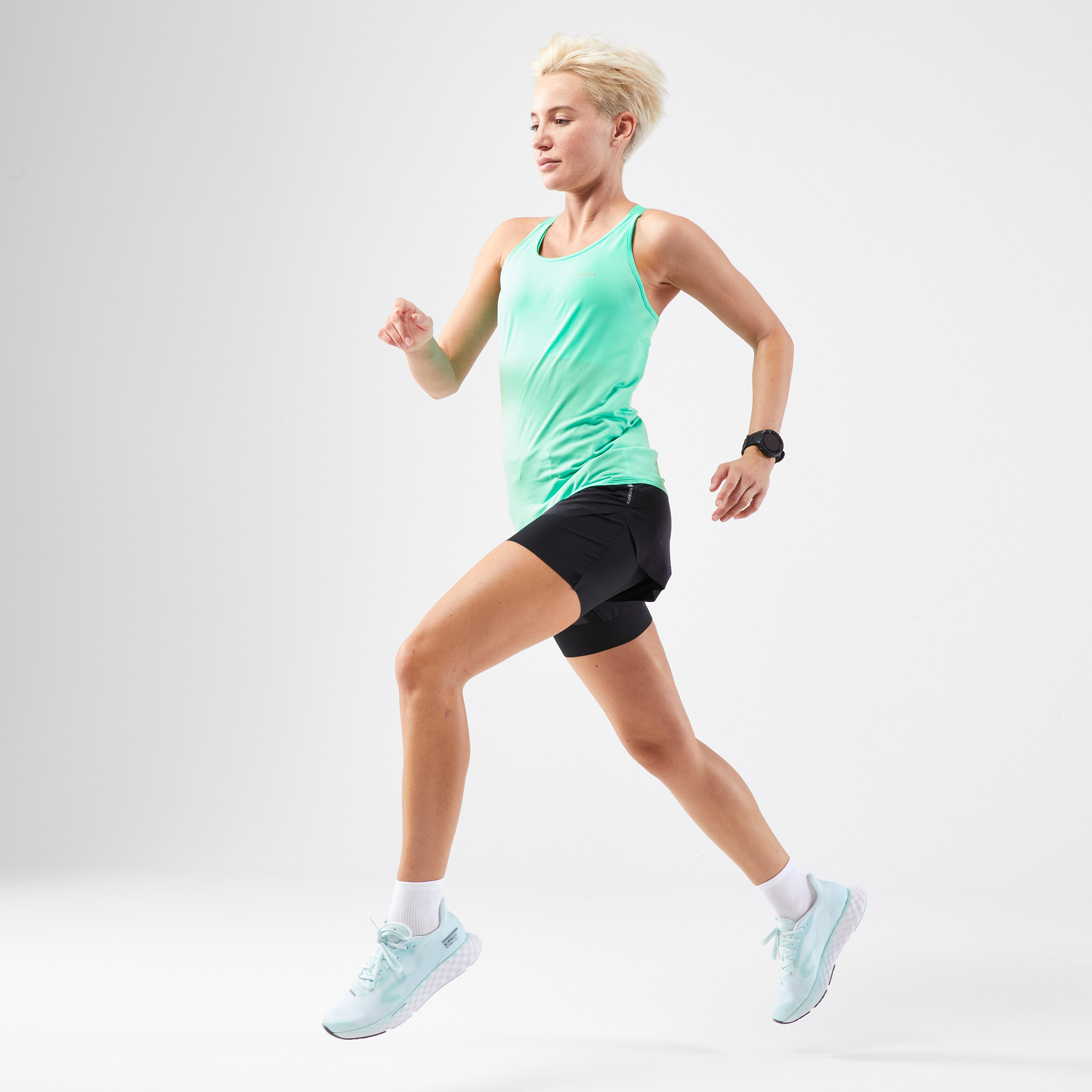 Camisole de course avec soutien-gorge intégré femme – Run 500 - KIPRUN