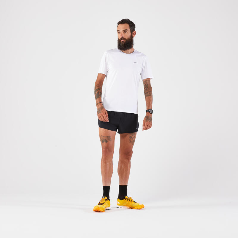 男款輕盈跑步 T 恤 900 REPLIKA－白色