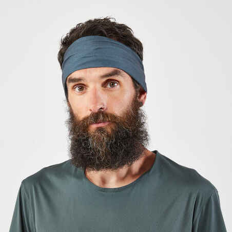 KIPRUN Unisex running neck warmer/multi-function headband - Dark Khaki