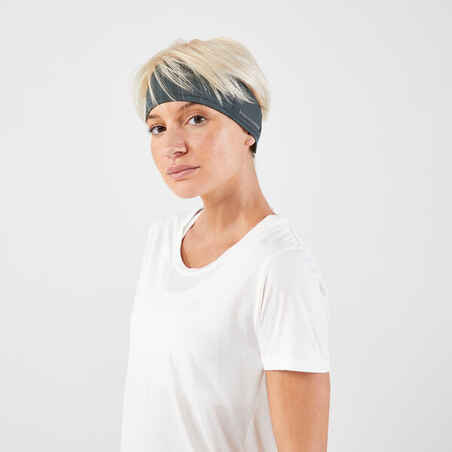 Men Women's KIPRUN running headband - dark khaki