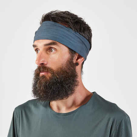 KIPRUN Unisex running neck warmer/multi-function headband - Dark Khaki