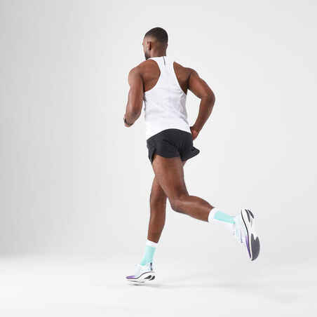 Vyriški lengvo bėgimo marškinėliai be rankovių „Kiprun Run 900 Replika“, balti