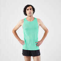 Men's Running Tank Top - KIPRUN Run Light Mint Green