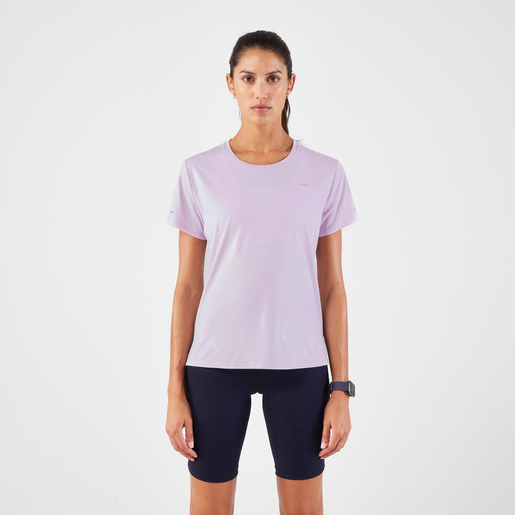 KIPRUN Run 500 Dry Women's Breathable Running T-shirt - Yellow