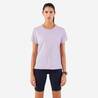 KIPRUN Run 500 Dry Women's Breathable Running T-shirt - mauve