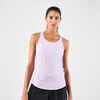 Sieviešu skriešanas bezvīļu krekls “Kiprun Run 500 Comfort”, violets