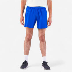 Short de running homme - kiprun run 500 confort bleu vif