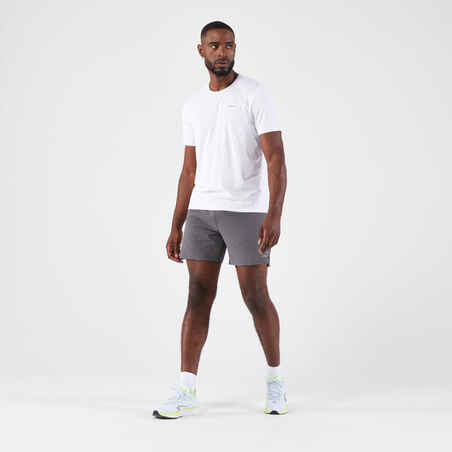 Men's Run 500 Comfort Running Shorts - Anthracite Grey