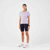 KIPRUN Run 500 Dry Women's Breathable Running T-shirt - mauve