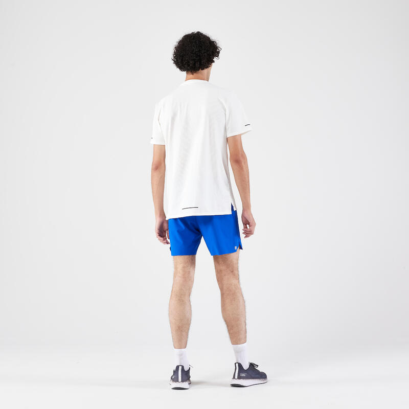 男款舒適跑步短褲 KIPRUN LIGHT－亮藍色