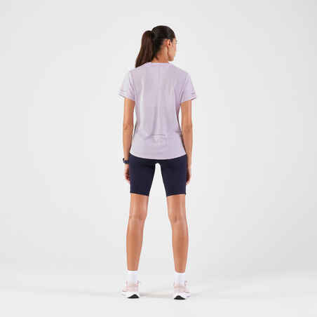 KIPRUN Run 500 Dry Women's Breathable Running T-shirt - mauve