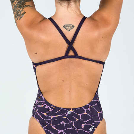 Women's one-piece Swimsuit Lexa Lavo orange