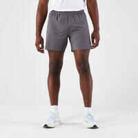 Men's Run 500 Comfort Running Shorts - Anthracite Grey