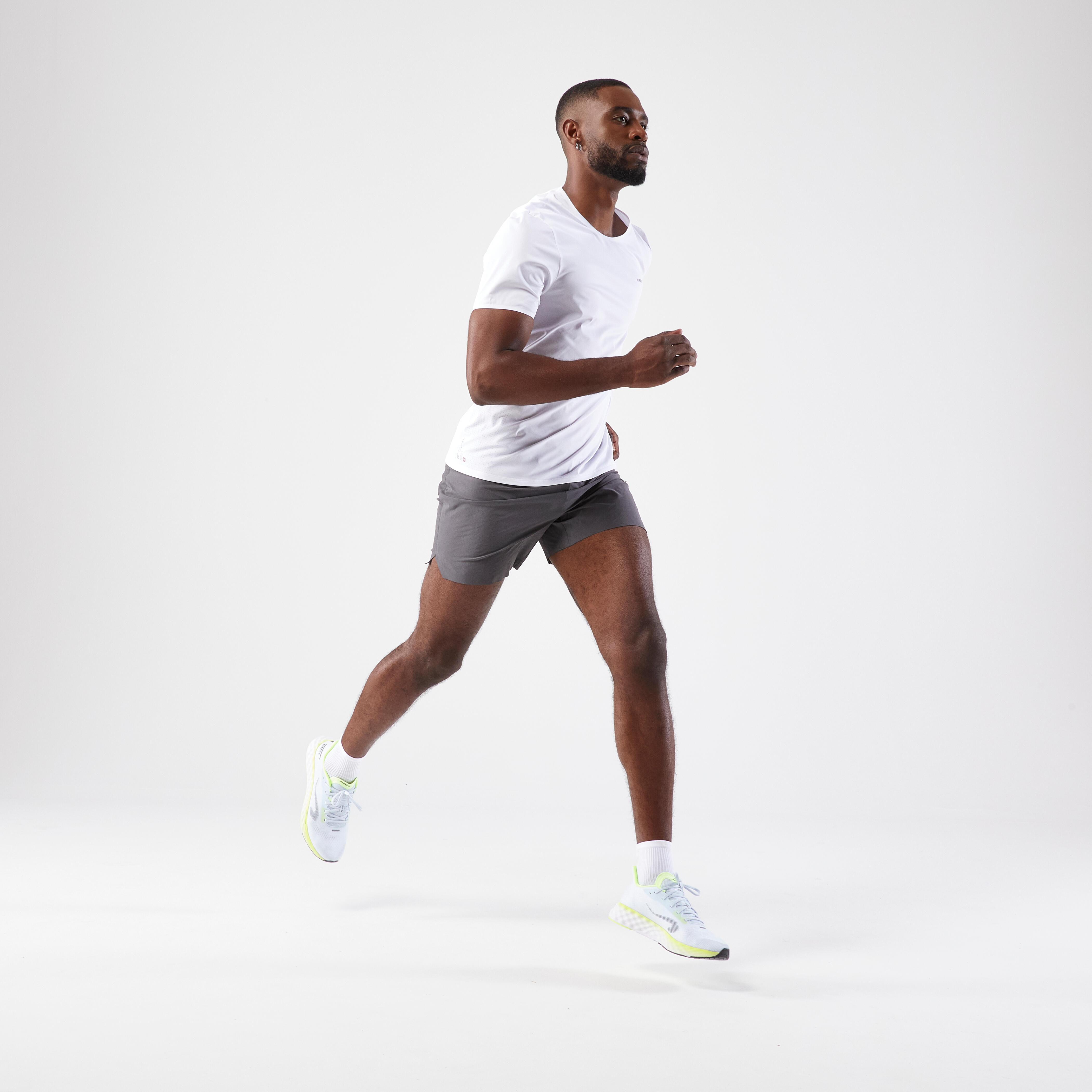 Short De Course Hind Pour Homme - Taille M, Gris, Avec Poches, Entrejambe 8 Pouces, Tissu Respirant, Idéal Running