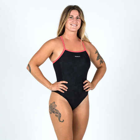 Moteriškas vientisas maudymosi kostiumėlis „Kamyli Geol“, juodas