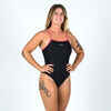 Women's one-piece swimsuit Kamyli Geol Black