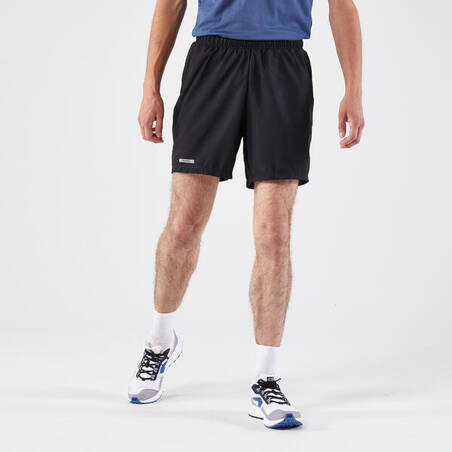 Men's Running Shorts - Kiprun Run 100 Black