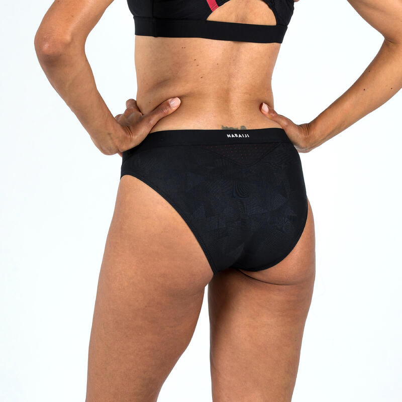 Bas de maillot de bain de natation femme kamyleon geol noir