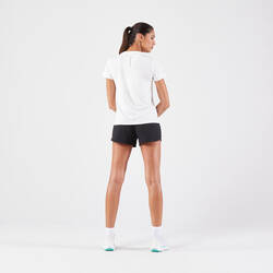 អាវយឺតនារី  Kiprun ពណ៌ស