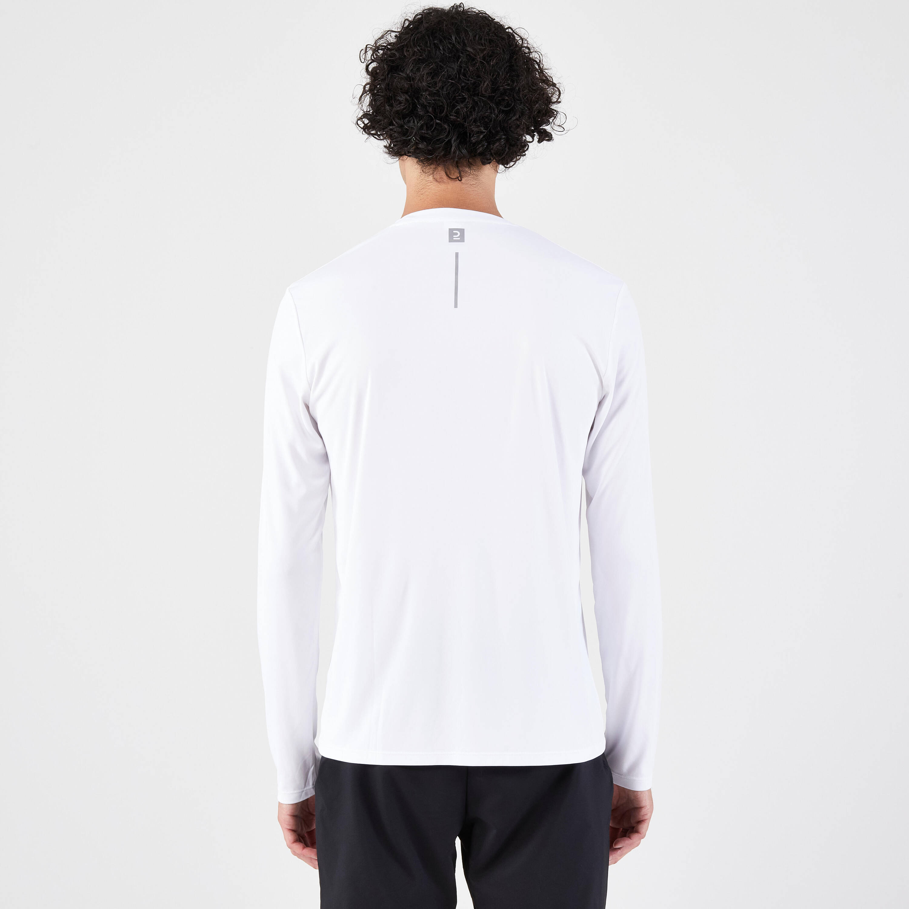 Men's Running Long Sleeved T-Shirt Anti UV 500 UV - Ultra White -  3