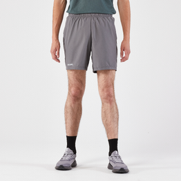 Short de running Homme - KIPRUN Run 100 Gris foncé