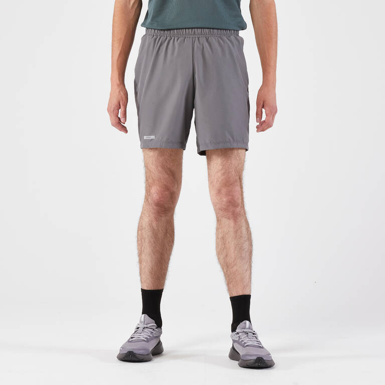 Men's Running Shorts - Kiprun Run 100 Dark Grey