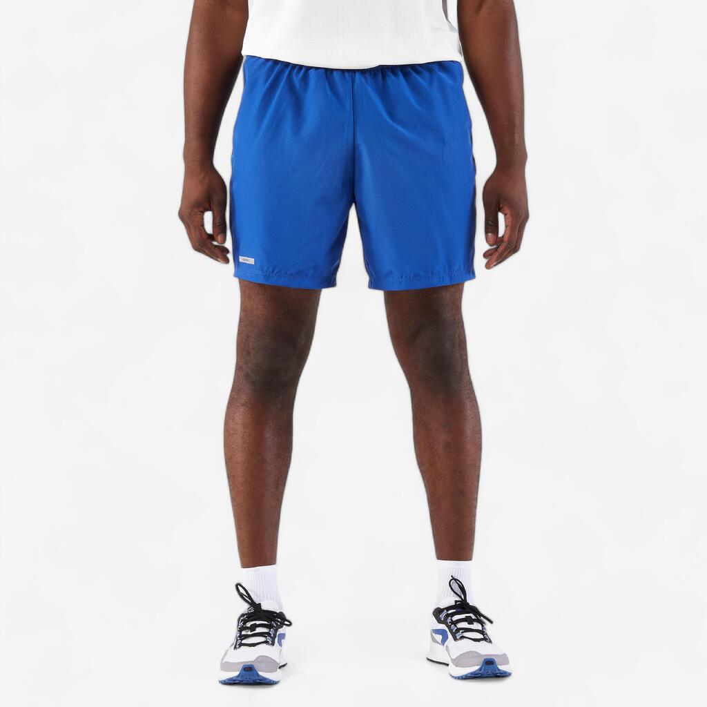 Short de running Homme - KIPRUN Run 100 Bleu