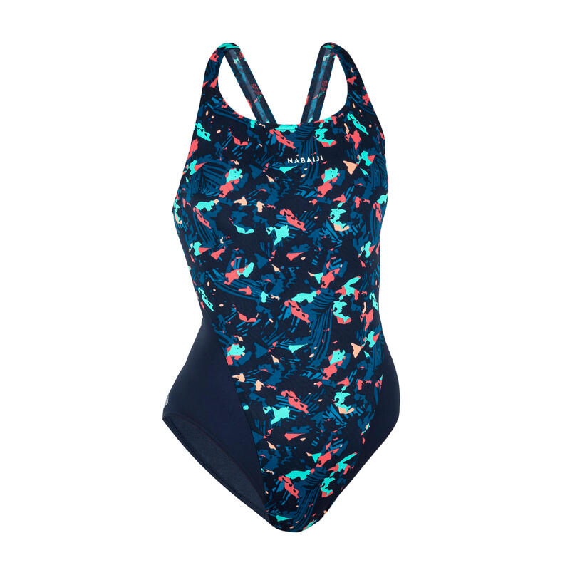 Maillot de Bain de Natation une pièce femme Kamiye Form Bleu