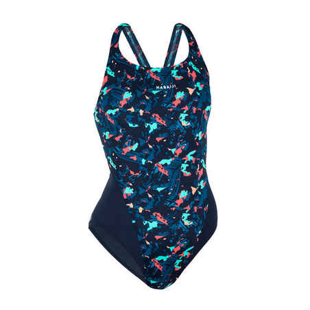Vientisas moteriškas maudymosi kostiumėlis „Kamiye Form“, mėlynas