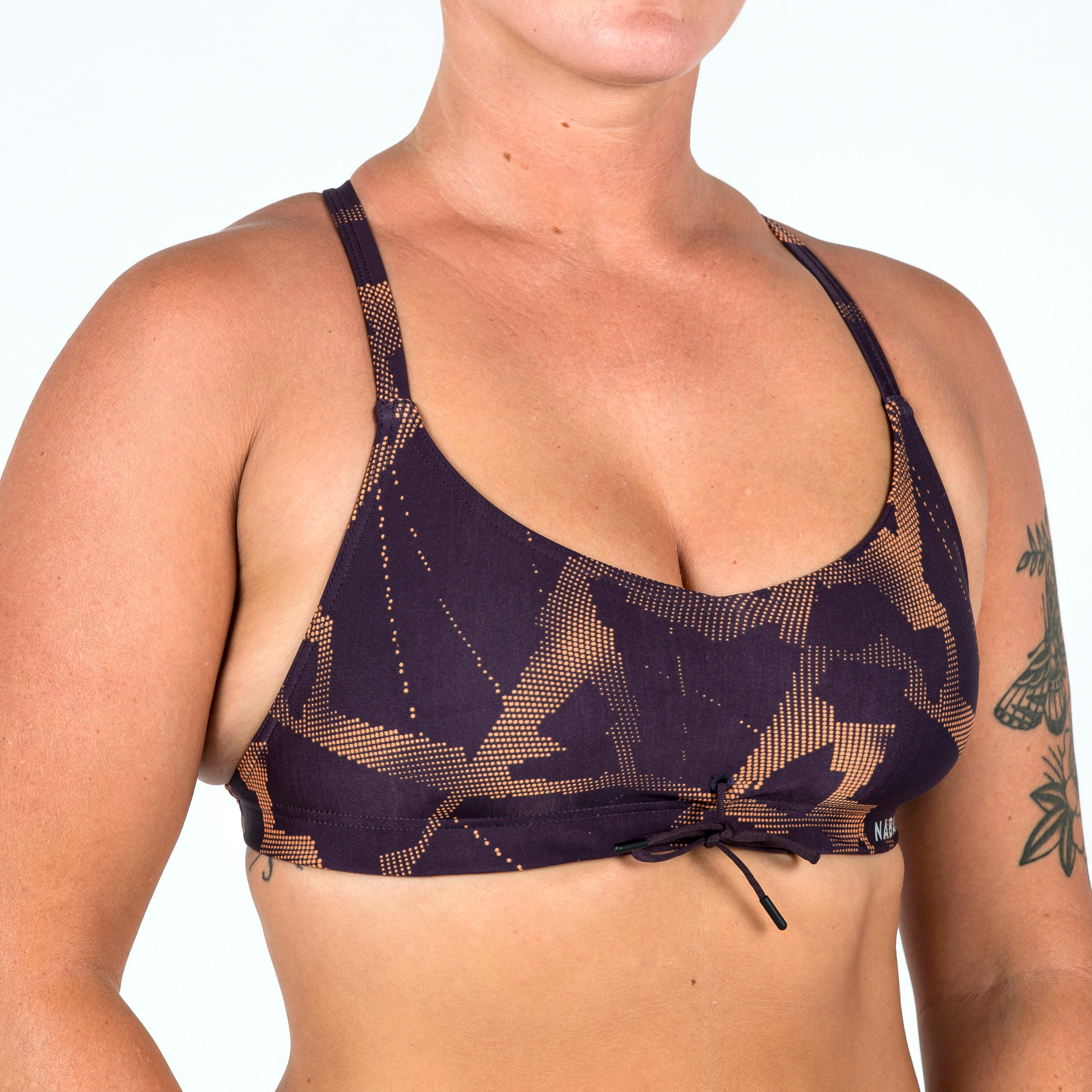 Reggiseno da nuoto da donna ultra resistente al cloro Jana Ice purple