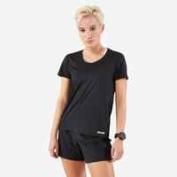 Women's Kiprun Run 100 running T-shirt - black