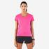 Women's Running Breathable T-Shirt KIPRUN Run 100-Fuchsia pink