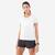 T-shirt de running respirant femme - kiprun run 100 blanc