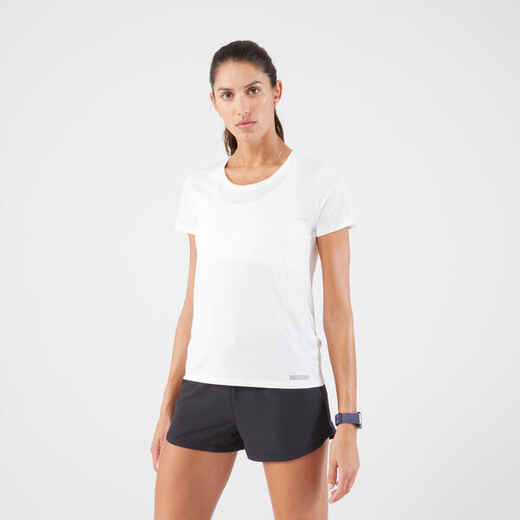 
      Majica kratkih rukava za trčanje Kiprun Run 100 ženska bijela
  