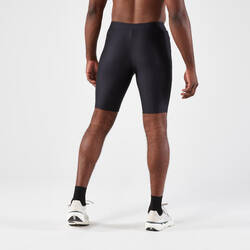 Men's Running Tight Shorts - Kiprun Run 100 Black