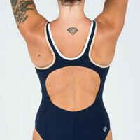 SWIMSUIT KAMYLA 500 BLUE WHITE