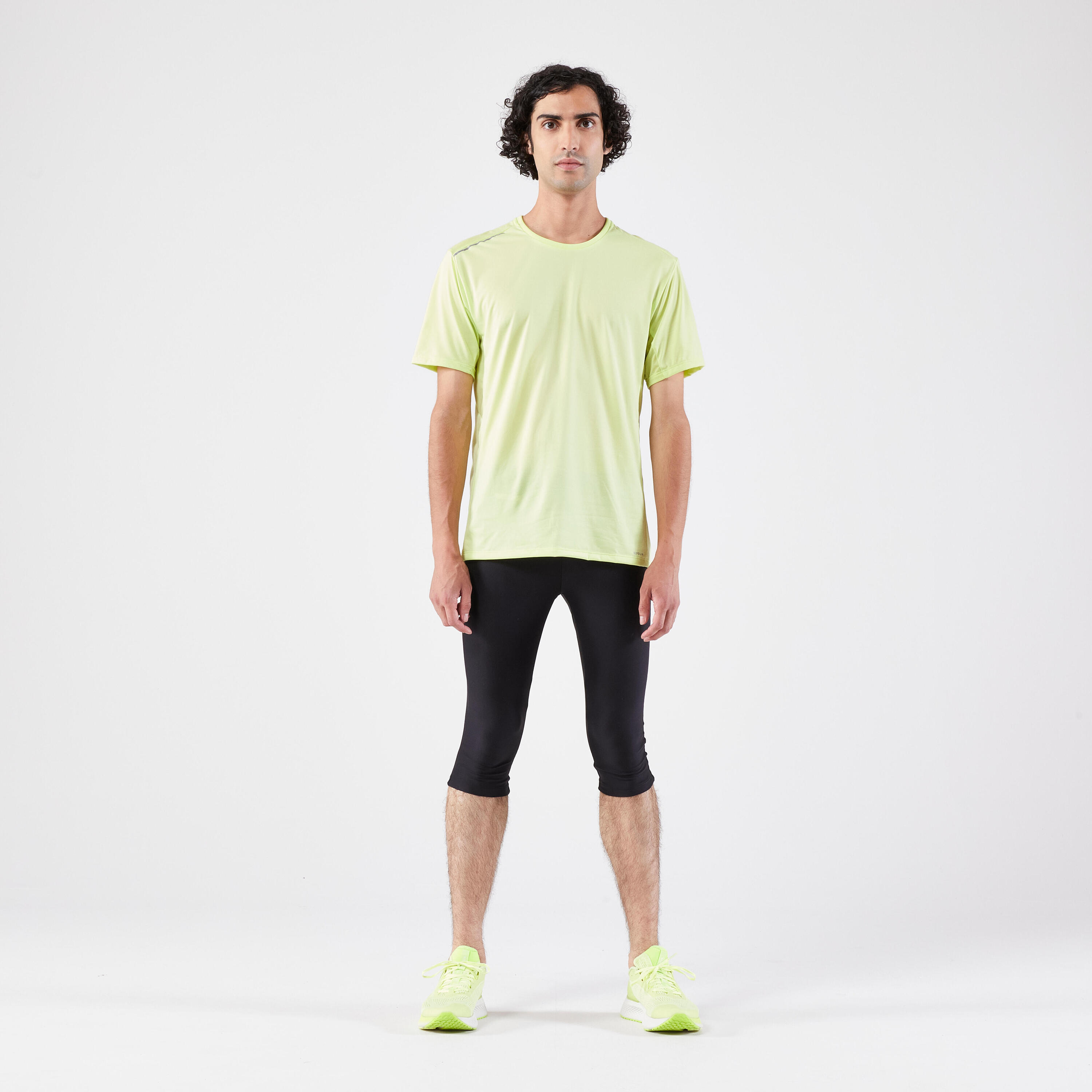 Lauftights 3/4 Herren - Run 100 schwarz  9/9