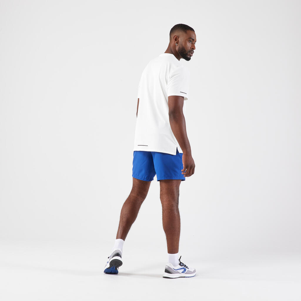 Short de running Homme - KIPRUN Run 100 Gris foncé
