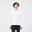 Camiseta manga larga running anti-UV Hombre - KIPRUN Dry 500 UV Blanco