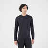 Vīriešu skriešanas krekls ar garām piedurknēm, pret UV “Kiprun Dry 500”, melns