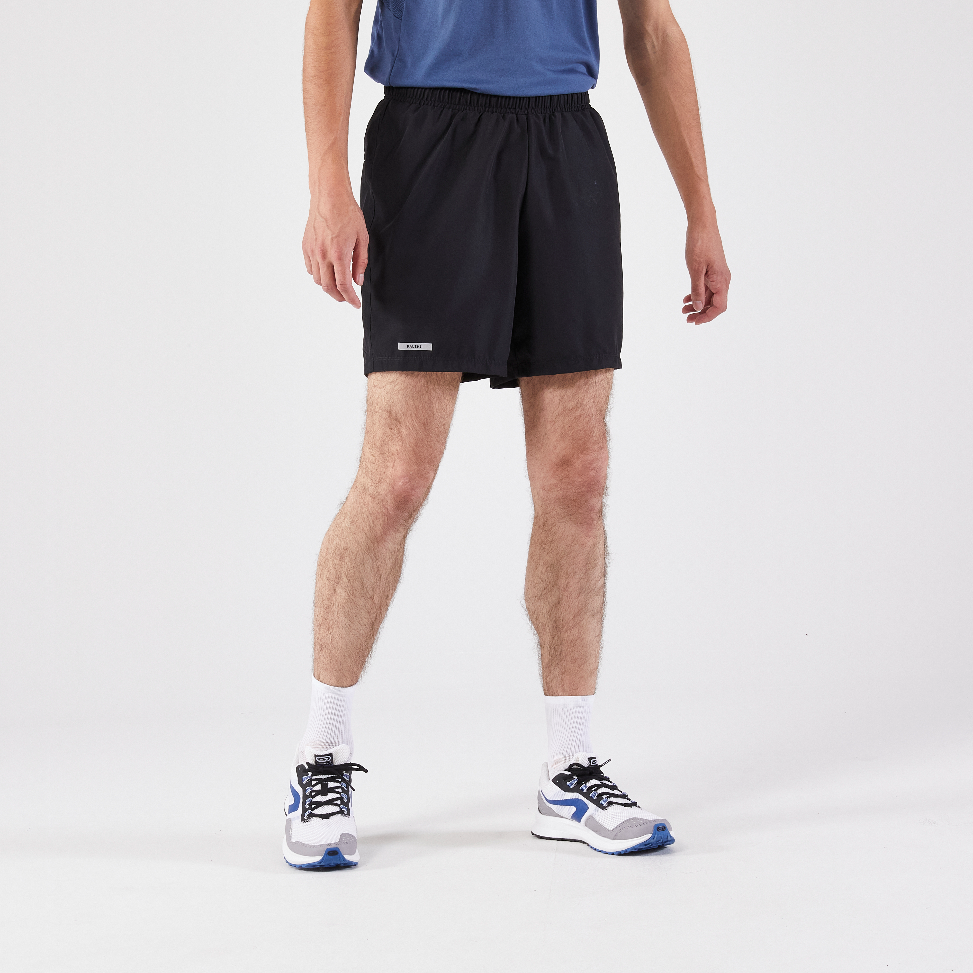 Short de running Homme - KIPRUN Run 100 Noir