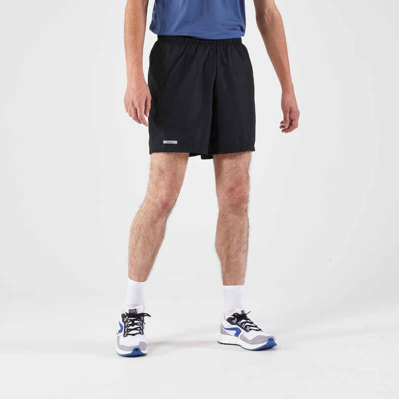 Men's Running Shorts - Kiprun Run 100 Black