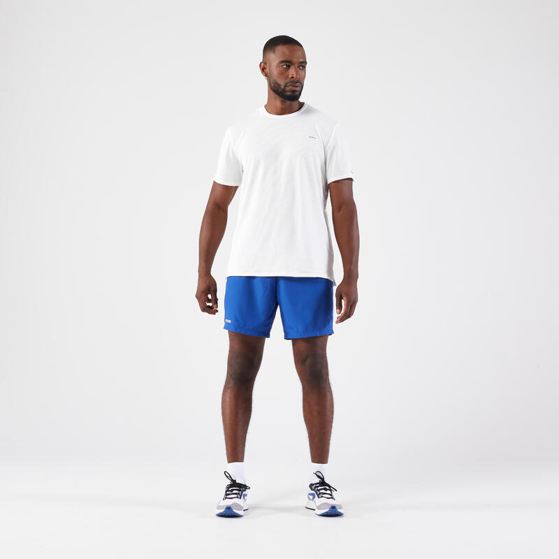 Short de running Homme - KIPRUN Run 100 Bleu