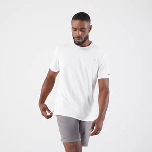 Men's Running Shorts-KIPRUN Run 500 Dry-Granite grey