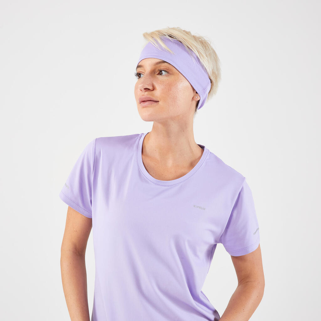 Men Women's KIPRUN running headband - light pink