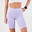 Women's running cycling shorts-KIPRUN Run 500 Comfort-Mauve